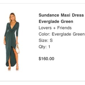 Revolve Green Dress